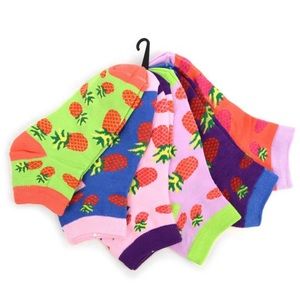 6 Pack Pineapple Socks 🍍